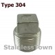 Type 304 Stainless Pipe Plugs